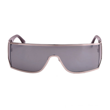 2019 Full Frame One Piece Metal Sunglasses